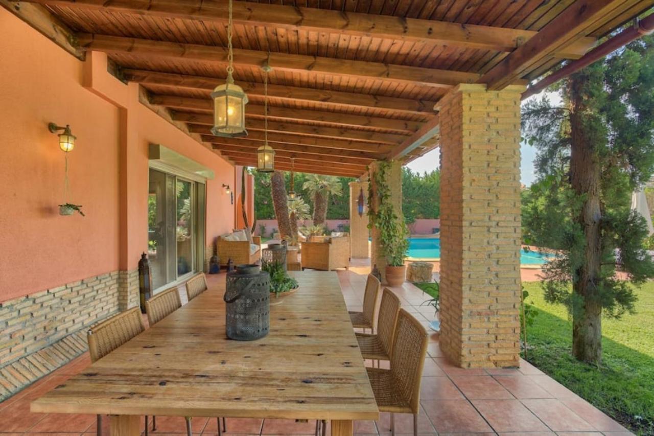 Villa Casa Del Sol With Private Pool Sounion Exterior foto