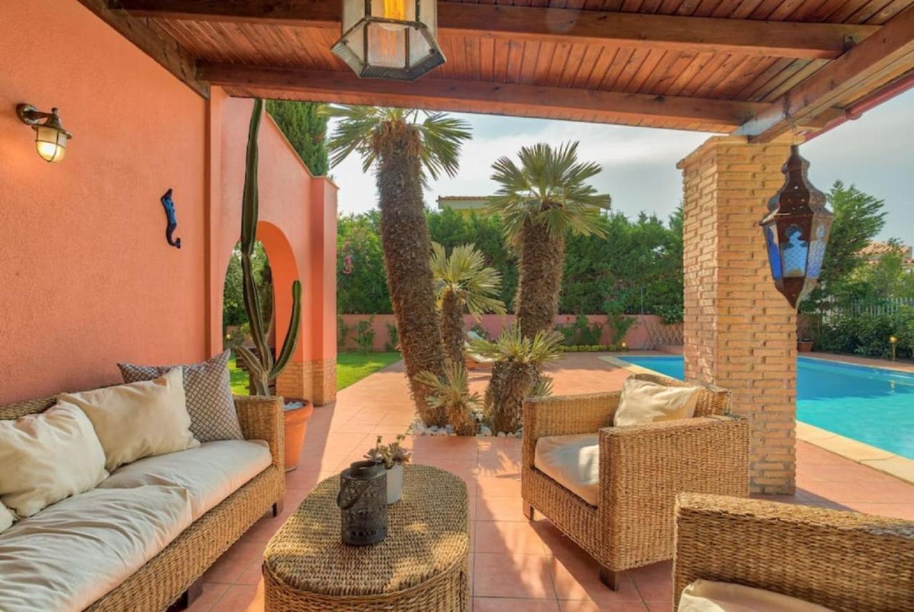 Villa Casa Del Sol With Private Pool Sounion Exterior foto